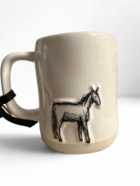 Rae Dunn Other - Rae Dunn Cream Mug with Black Lettering - "HORSE GIRL"